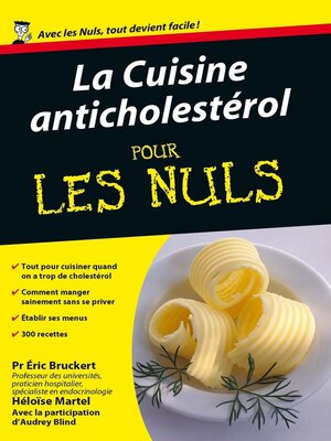 cover image of Cuisine anticholestérol Poche Pour les Nuls